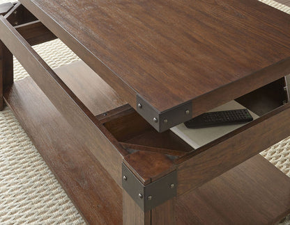 Arusha 3-Piece Lift-Top Set(Lift-Top Cocktail &amp; 2 End Tables)