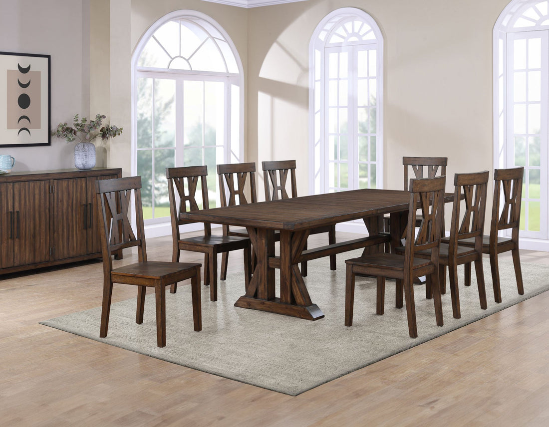 Auburn 5-Piece Dining Set (Table &amp; 4 Side Chairs)