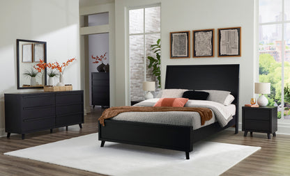 Danziar Black Panel Bedroom Set from Ashley - Luna Furniture