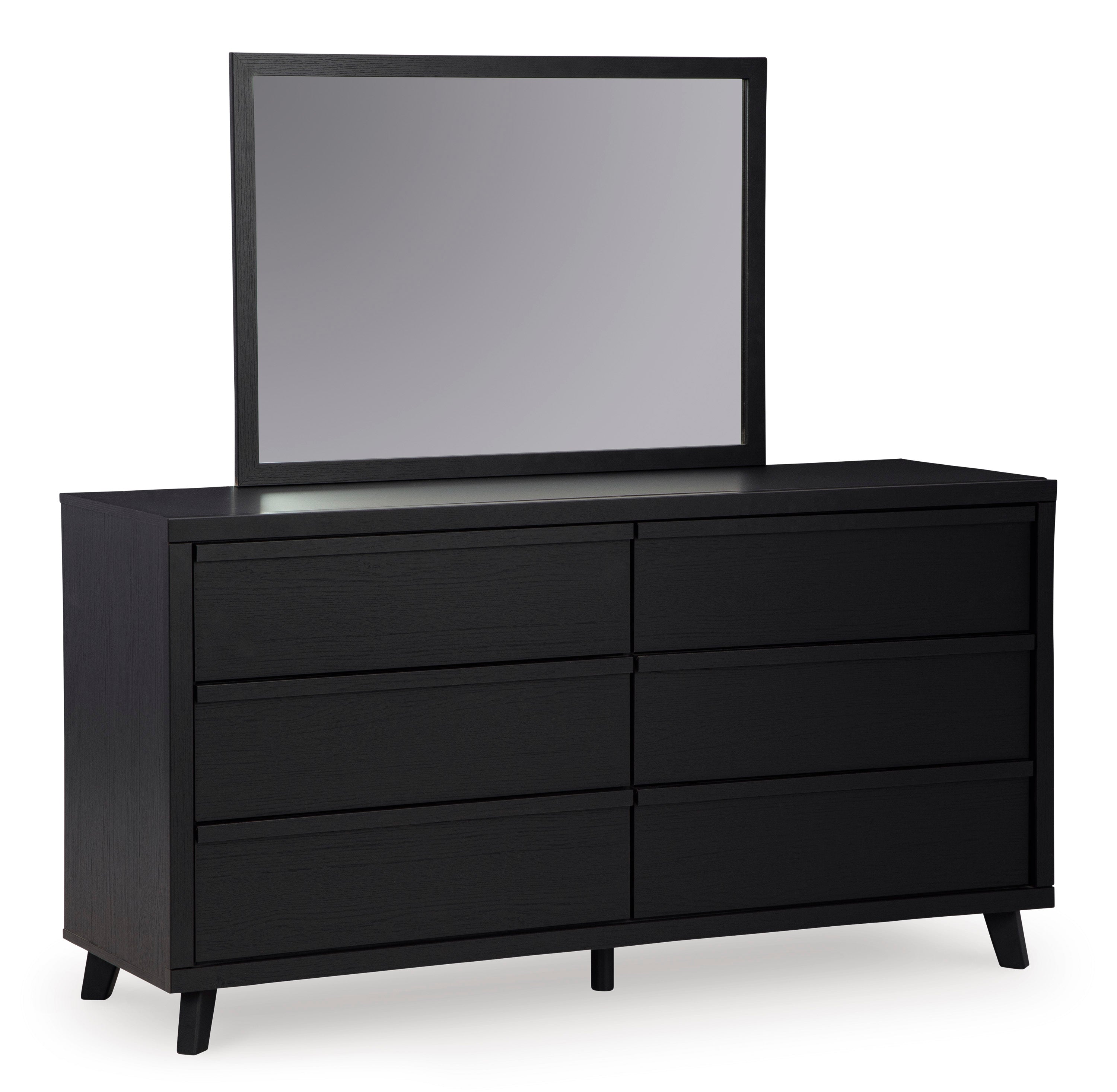 Danziar Black Slat Panel Bedroom Set from Ashley - Luna Furniture