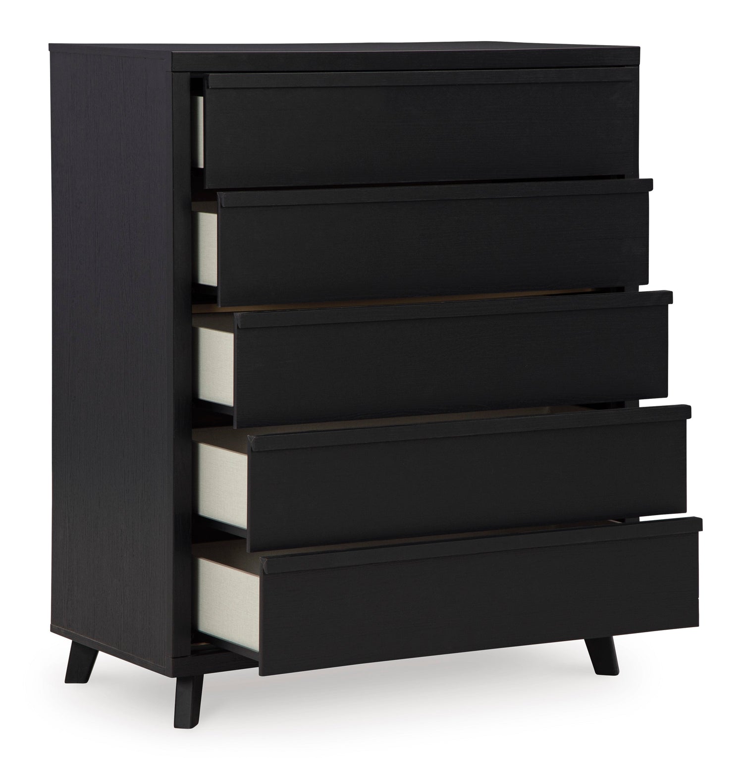 Danziar Black Slat Panel Bedroom Set from Ashley - Luna Furniture