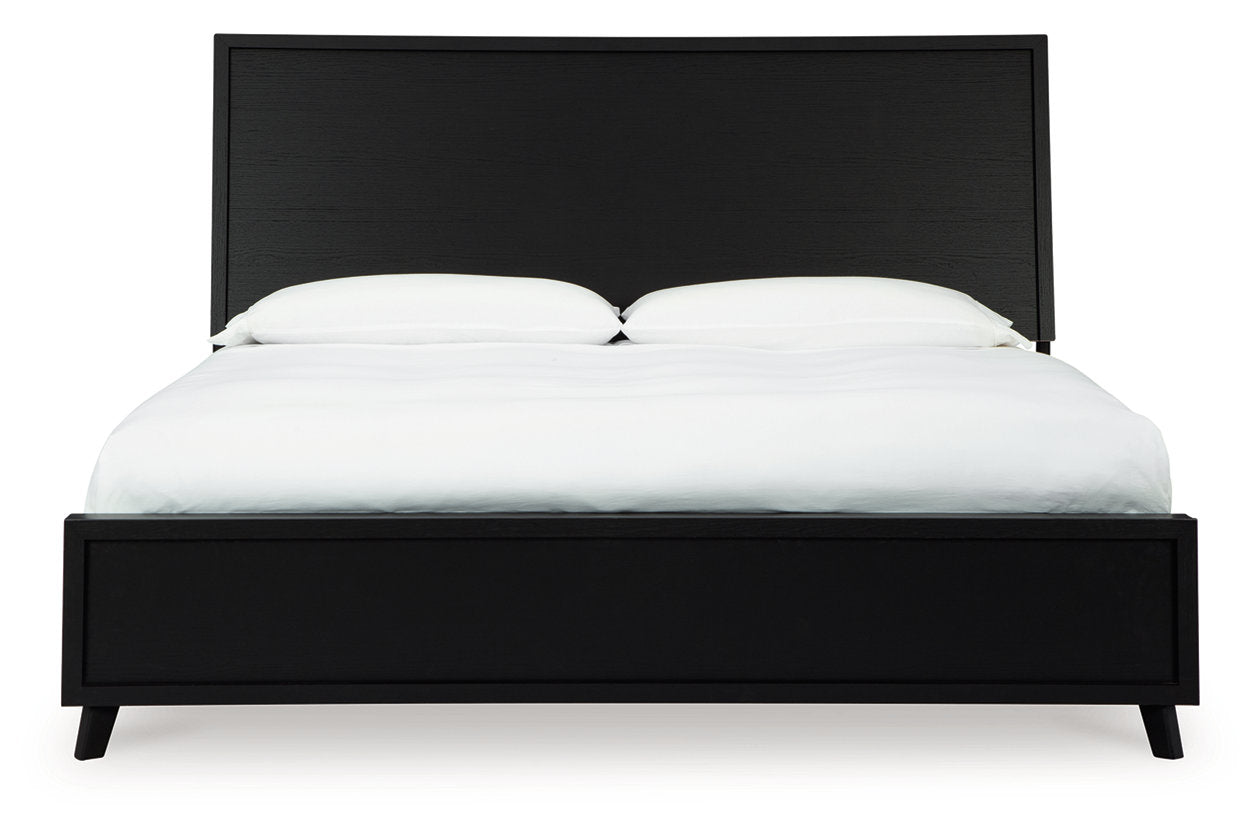 Danziar Black King Platform Bed -  Ashley - Luna Furniture