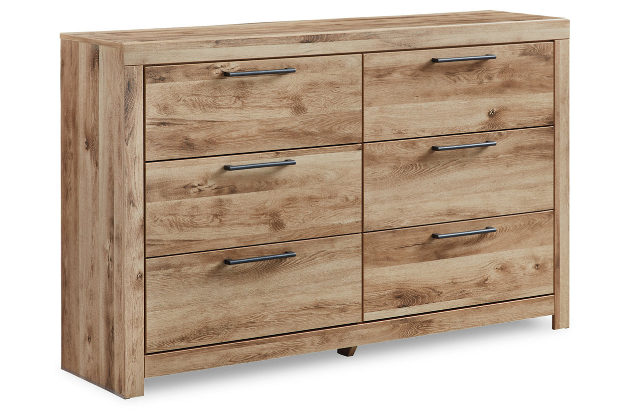 Hyanna Tan Brown Two Side Storage Bedroom Set from Ashley - Luna Furniture