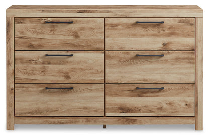 Hyanna Tan Brown Two Side Storage Bedroom Set from Ashley - Luna Furniture