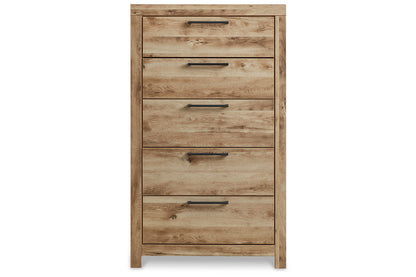 Hyanna Tan Brown Two Side Storage Bedroom Set from Ashley - Luna Furniture