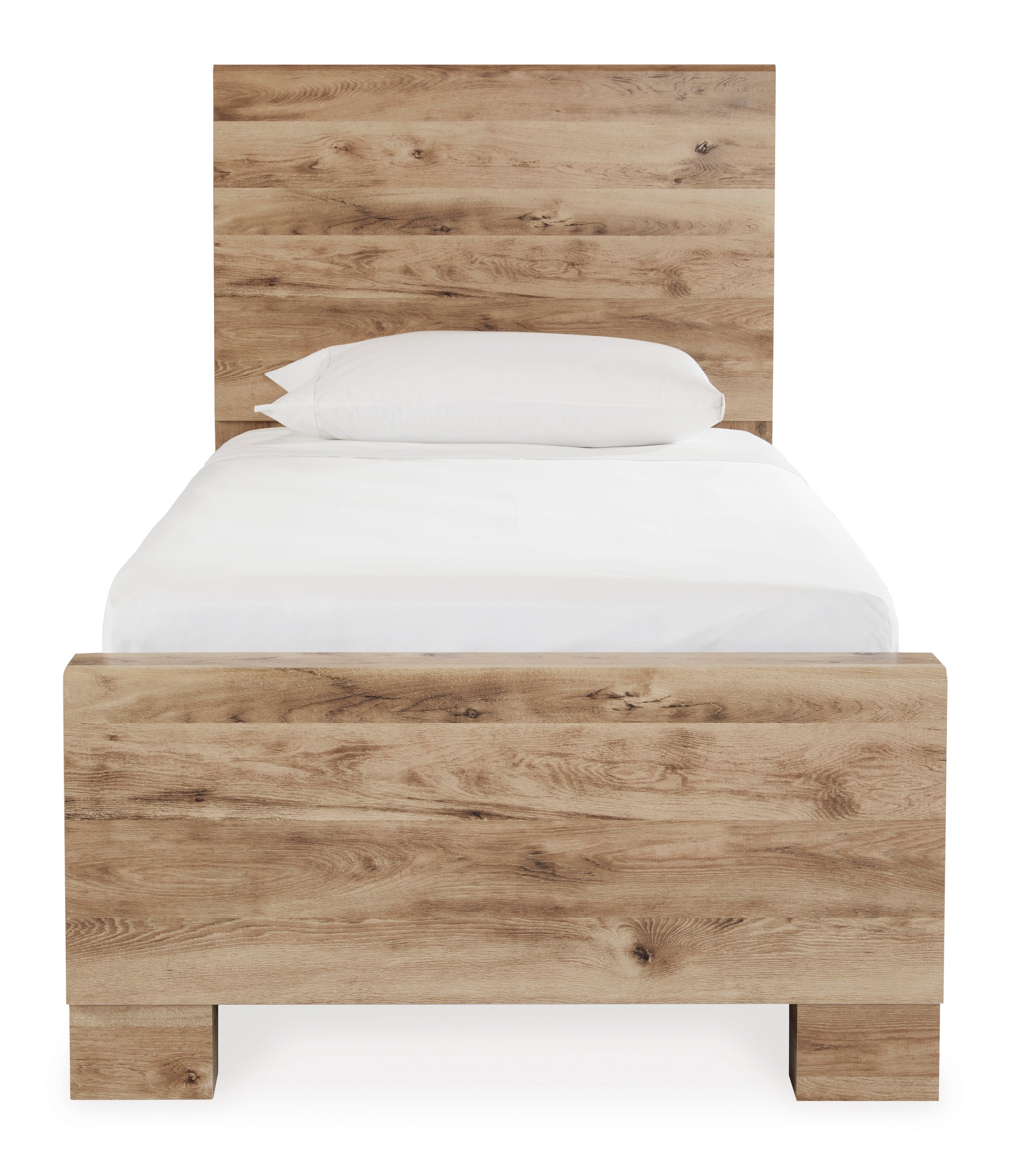 Hyanna Tan Brown Youth One Side Storage Panel Bedroom Set from Ashley - Luna Furniture