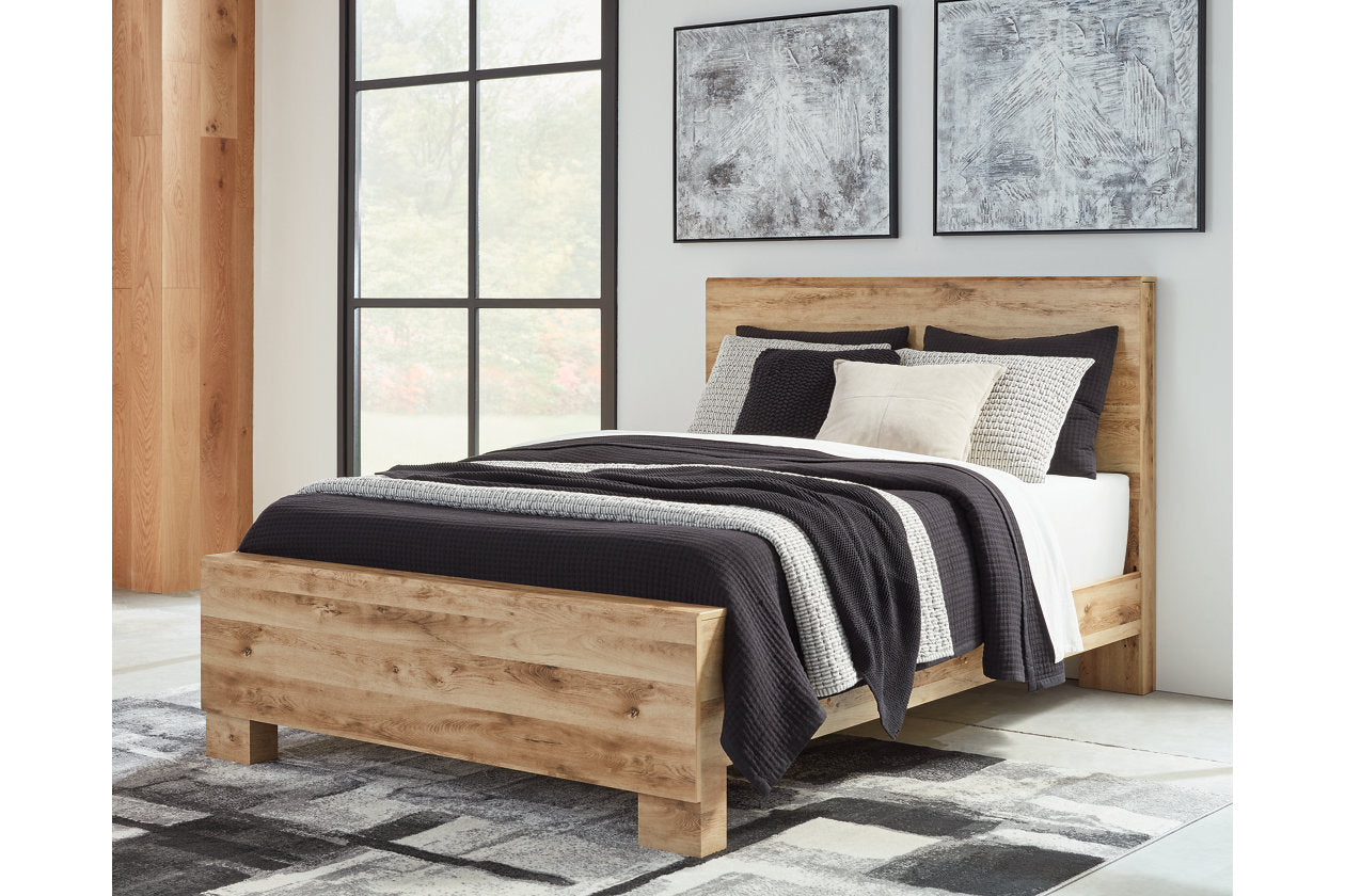 Hyanna Tan Brown Panel Bedroom Set from Ashley - Luna Furniture