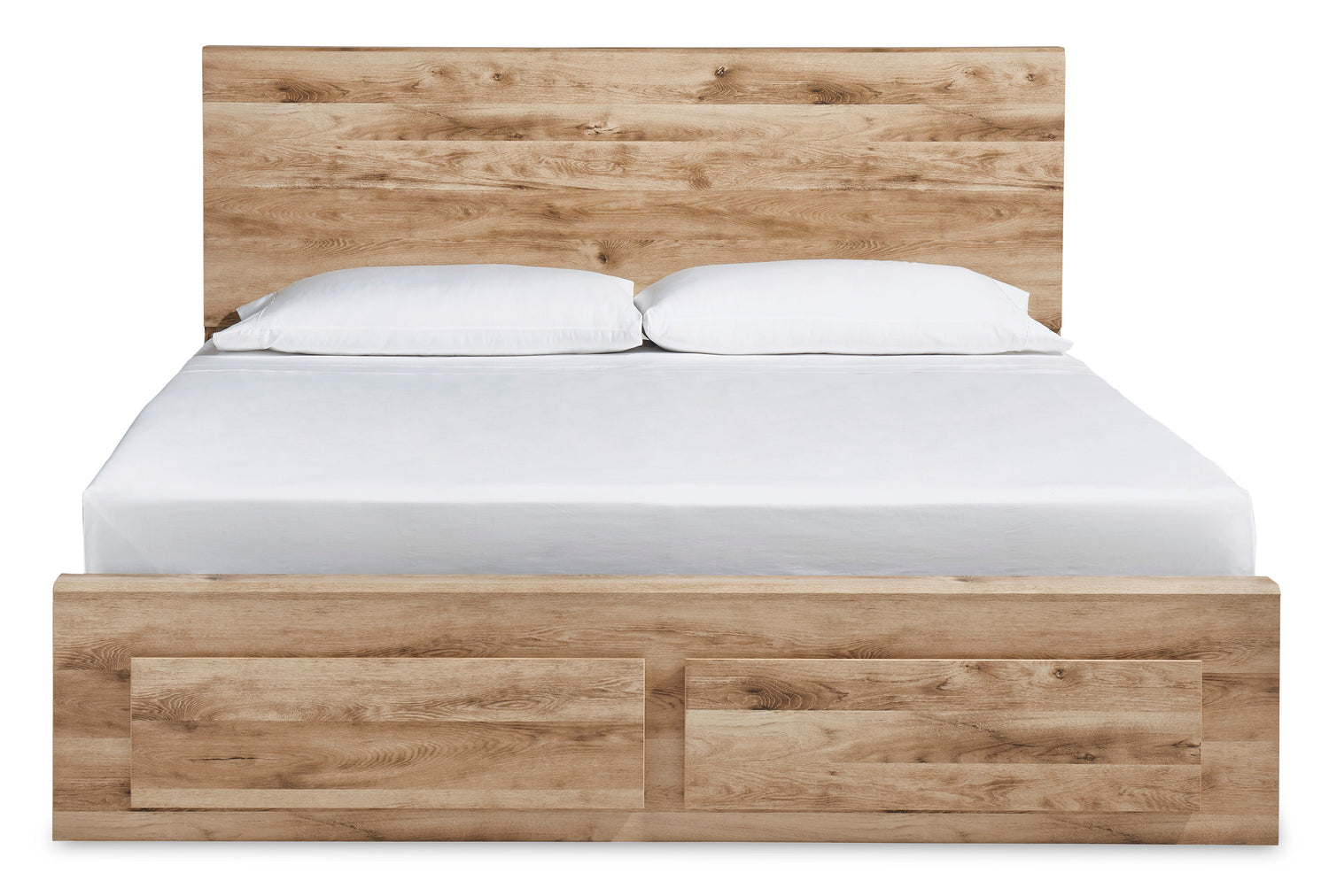 Hyanna Tan Brown Panel Storage Bedroom Set from Ashley - Luna Furniture