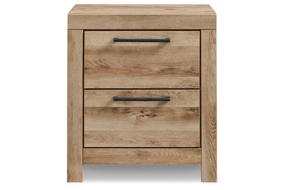Hyanna Tan Brown Youth Two Side Storage Panel Bedroom Set from Ashley - Luna Furniture