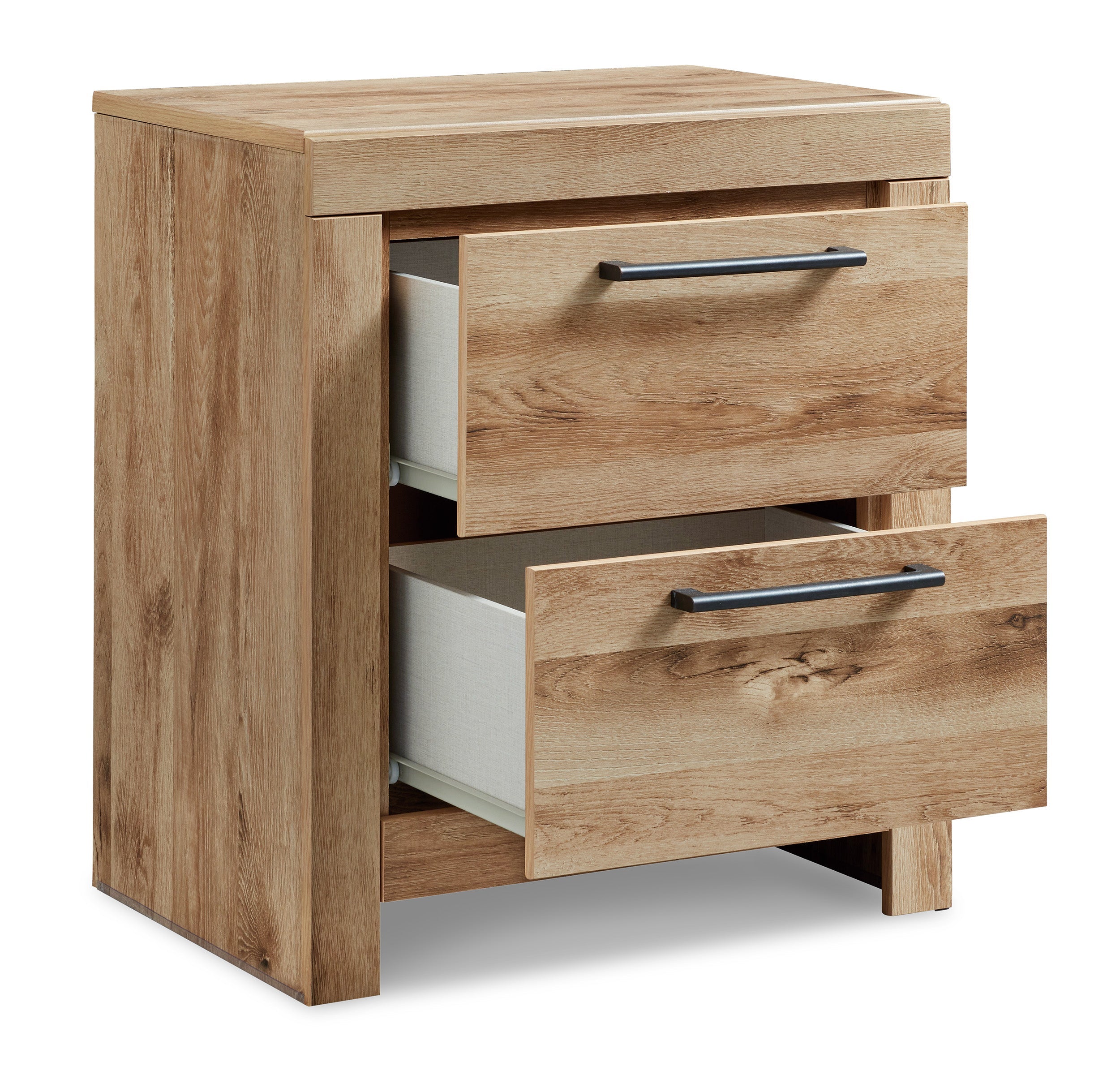 Hyanna Tan Brown Two Side Storage Bedroom Set from Ashley - Luna Furniture