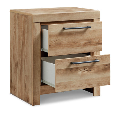 Hyanna Tan Brown Two Side Storage Bedroom Set from Ashley - Luna Furniture