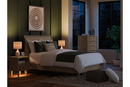 Cielden Two-tone Queen Platform Bed -  Ashley - Luna Furniture
