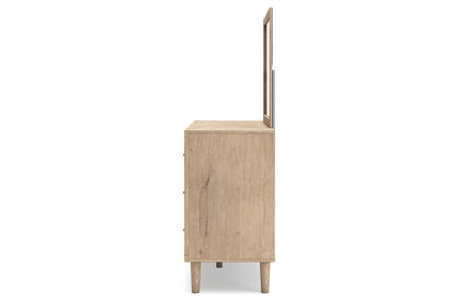 Cielden Two-tone Dresser and Mirror -  Ashley - Luna Furniture