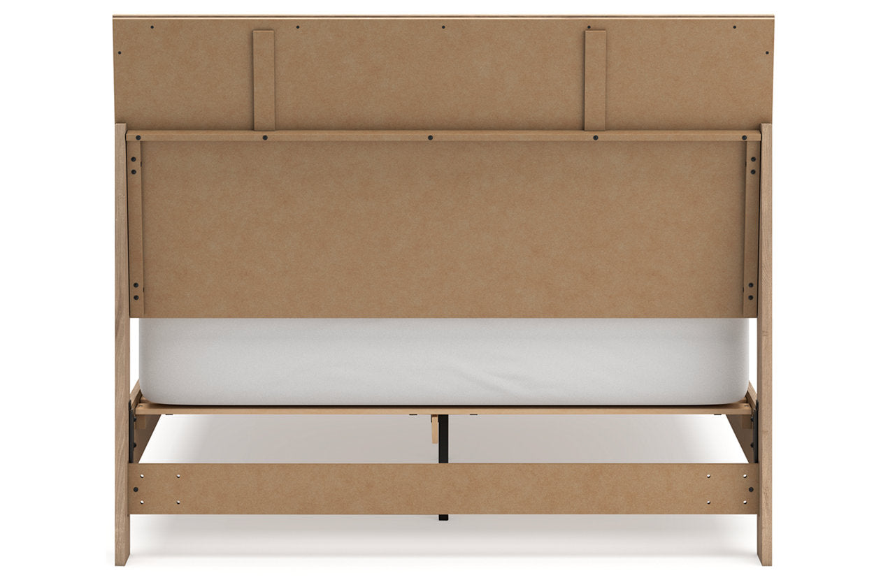 Cielden Two-tone Queen Platform Bed -  Ashley - Luna Furniture