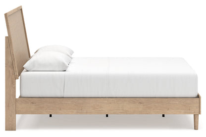 Cielden Two-tone Queen Platform Bed -  Ashley - Luna Furniture