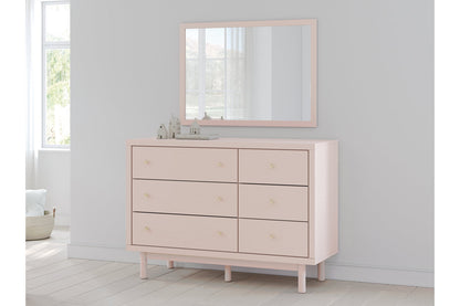 Wistenpine Blush Upholstered Youth Panel Bedroom Set from Ashley - Luna Furniture