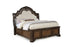 Ludwig Brown King Upholstered Panel Bed from Crown Mark - Luna Furniture