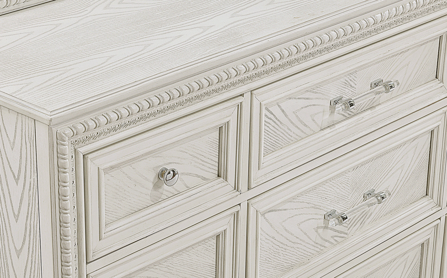 Alexandria Whitewash Panel Bedroom Set from Crown Mark - Luna Furniture