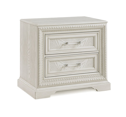 Alexandria Whitewash Panel Bedroom Set from Crown Mark - Luna Furniture