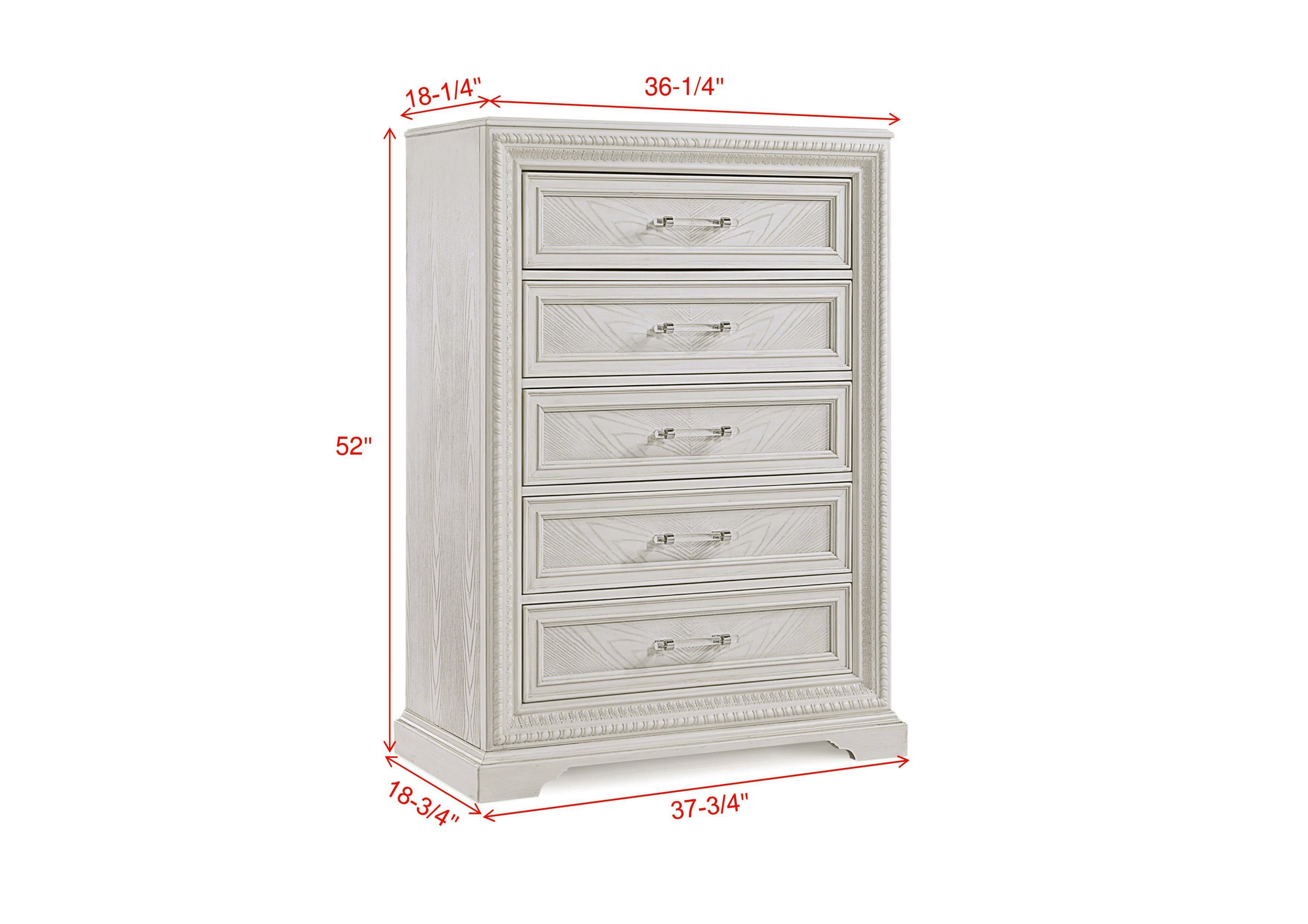 Alexandria Whitewash Panel Bedroom Set from Crown Mark - Luna Furniture