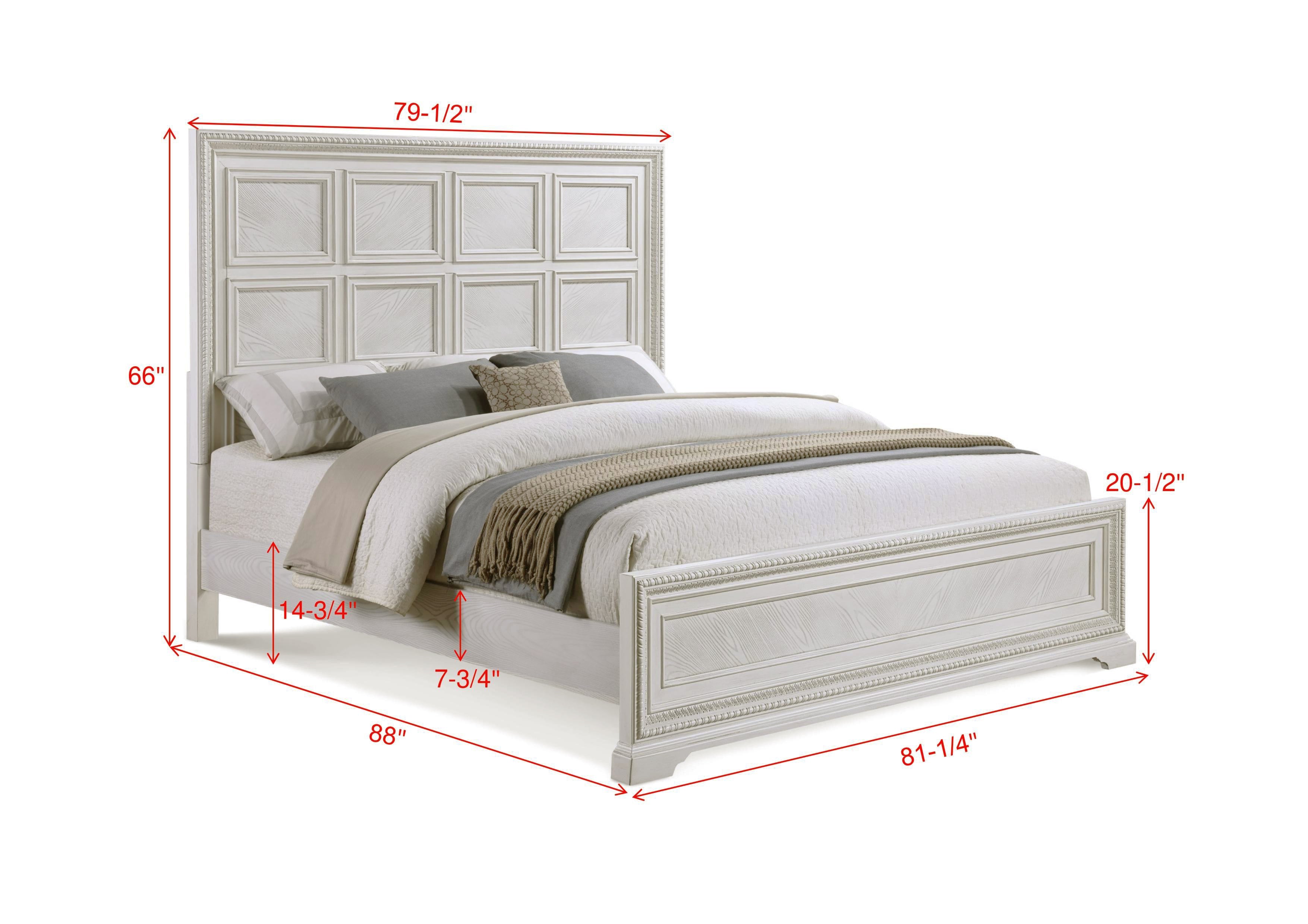 Alexandria Whitewash Panel Bedroom Set from Crown Mark - Luna Furniture