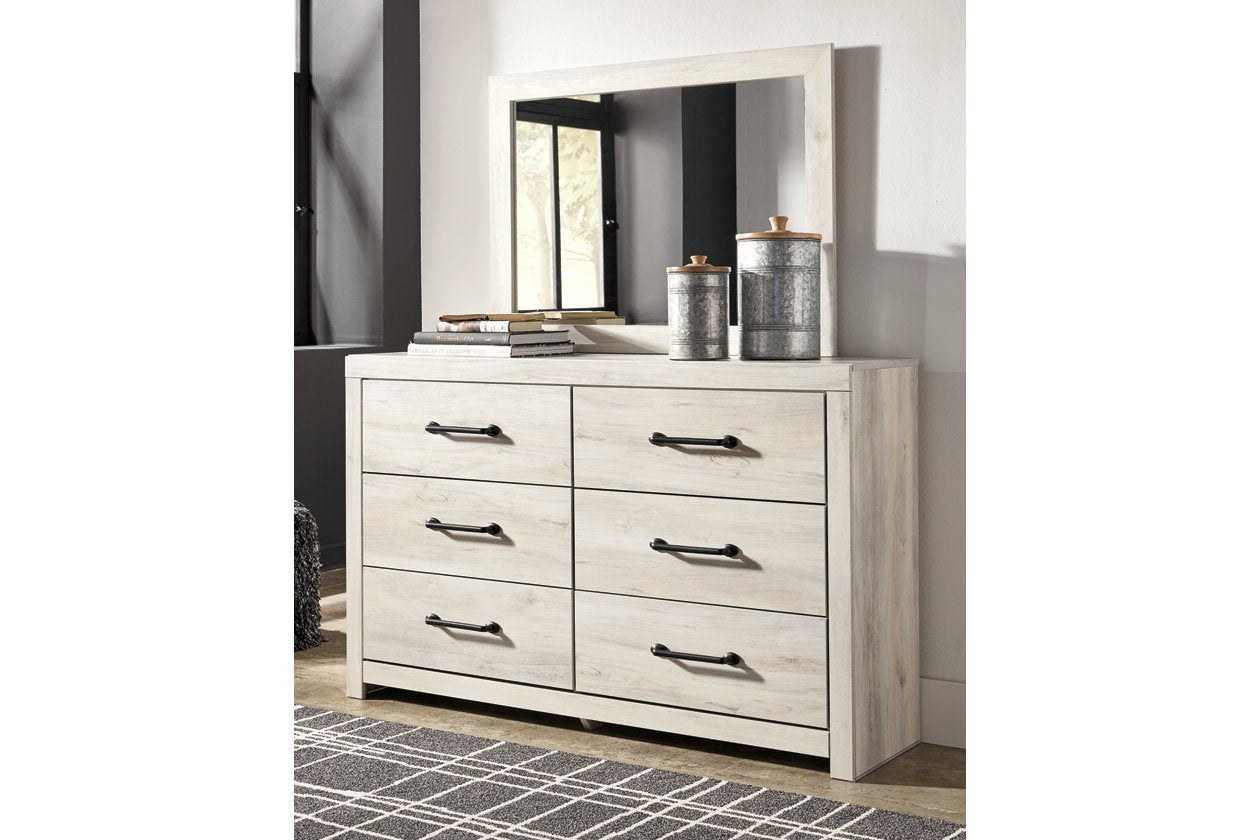Cambeck Whitewash Dresser and Mirror -  Ashley - Luna Furniture