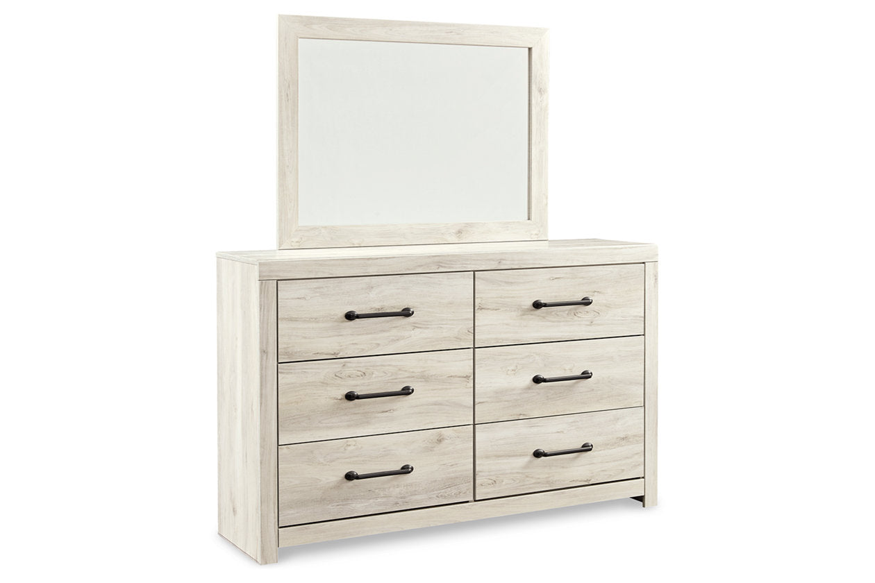 Cambeck Whitewash Dresser and Mirror -  Ashley - Luna Furniture