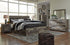 Derekson Multi Gray Double Side/Footboard Storage Platform Bedroom Set from Ashley - Luna Furniture