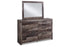 Derekson Multi Gray Dresser and Mirror -  Ashley - Luna Furniture