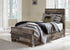 Derekson Multi Gray Twin Panel Bed with 2 Storage Drawers -  Ashley - Luna Furniture
