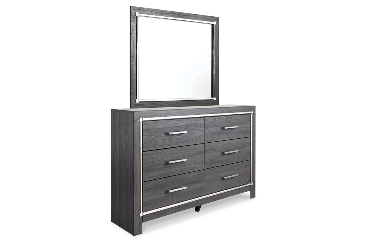 Lodanna Gray Dresser and Mirror -  Ashley - Luna Furniture