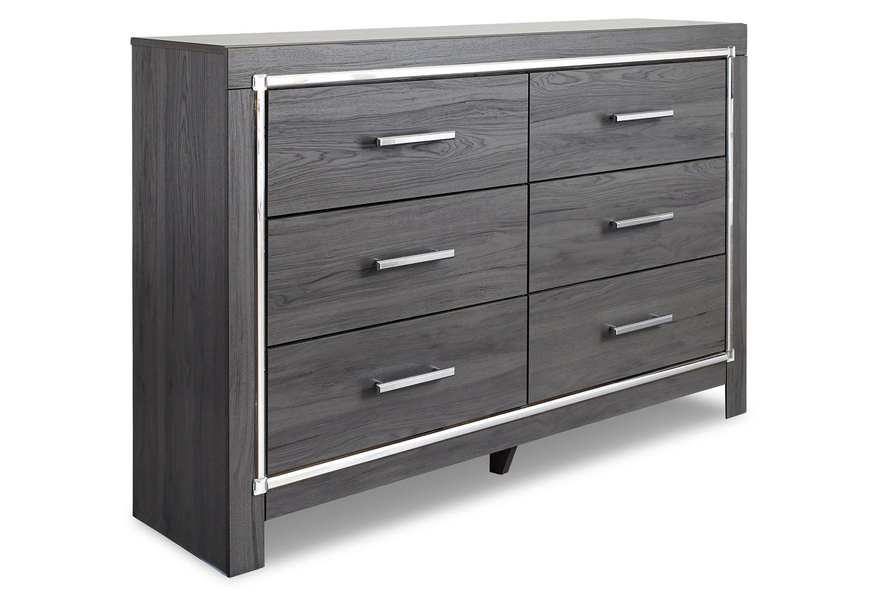 Lodanna Gray Dresser and Mirror -  Ashley - Luna Furniture