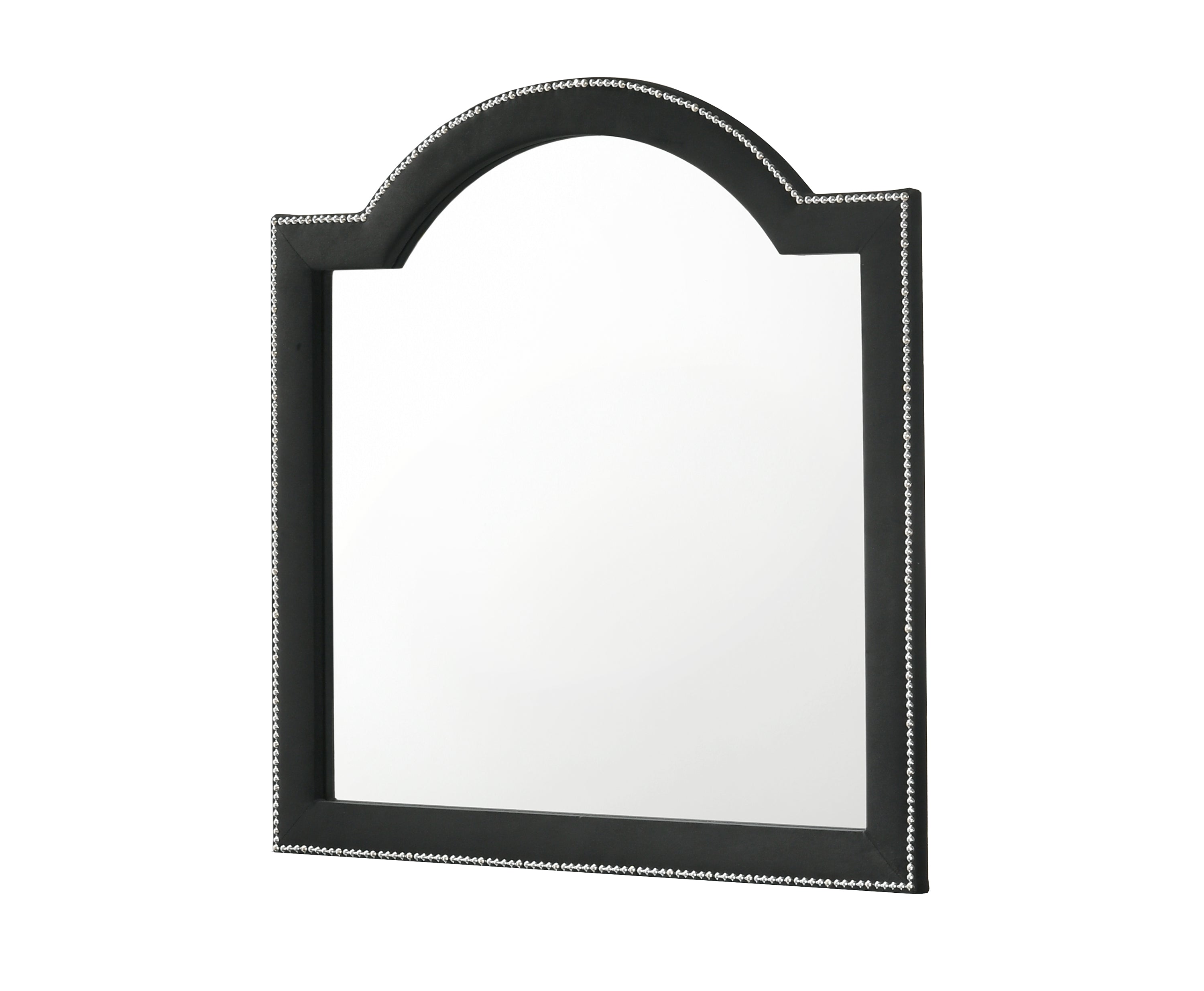 Cameo Black Upholstered Panel Bedroom Set from Crown Mark - Luna Furniture