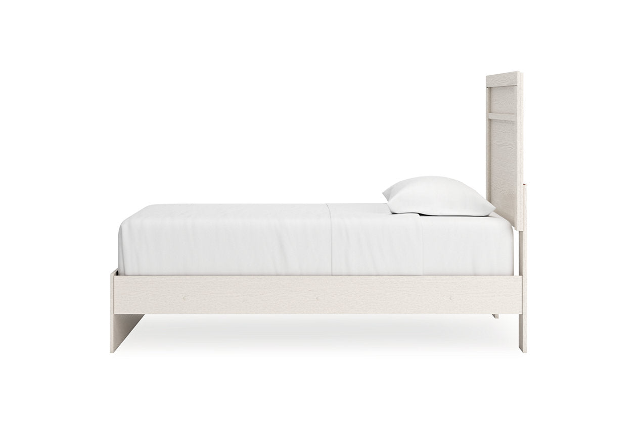 Stelsie White Twin Panel Bed -  Ashley - Luna Furniture