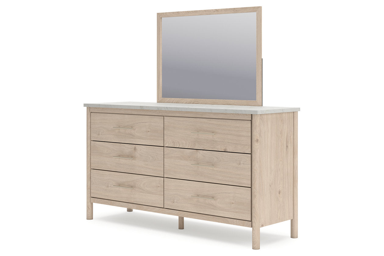 Cadmori Two-tone Dresser and Mirror -  Ashley - Luna Furniture