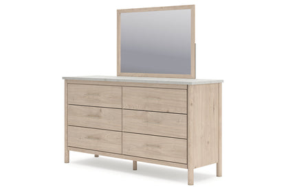 Cadmori Two-tone Dresser and Mirror -  Ashley - Luna Furniture