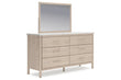 Cadmori Two-tone Dresser and Mirror -  Ashley - Luna Furniture