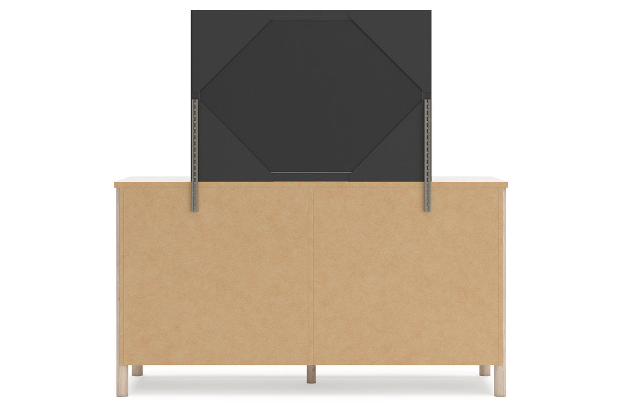 Cadmori Two-tone Dresser and Mirror -  Ashley - Luna Furniture