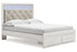 Altyra White Queen Upholstered Storage Platform Bed -  Ashley - Luna Furniture