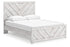 Cayboni Whitewash Queen Panel Bed -  Ashley - Luna Furniture