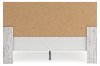 Cayboni Whitewash King Panel Bed -  Ashley - Luna Furniture