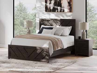 Prendonea Charcoal Panel Bedroom Set from Ashley - Luna Furniture