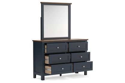 Landocken Brown/Blue Youth Panel Bedroom Set from Ashley - Luna Furniture