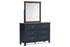 Landocken Brown/Blue Dresser and Mirror -  Ashley - Luna Furniture