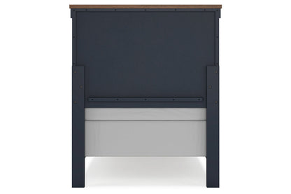 Landocken Brown/Blue Youth Panel Bedroom Set from Ashley - Luna Furniture
