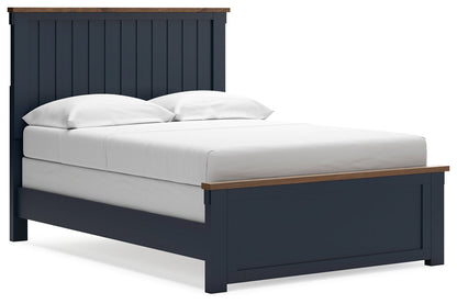 Landocken Brown/Blue Youth Panel Bedroom Set from Ashley - Luna Furniture