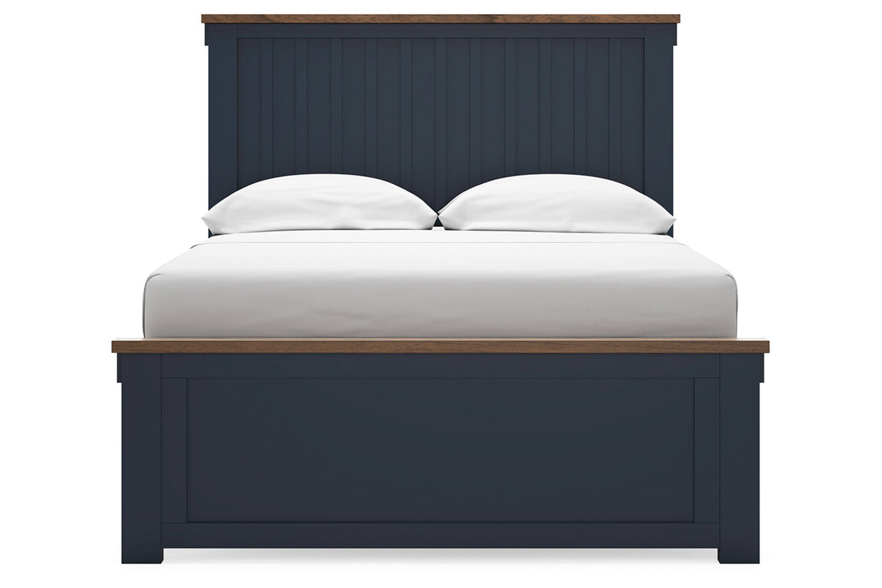 Landocken Brown/Blue Youth Panel Bedroom Set from Ashley - Luna Furniture