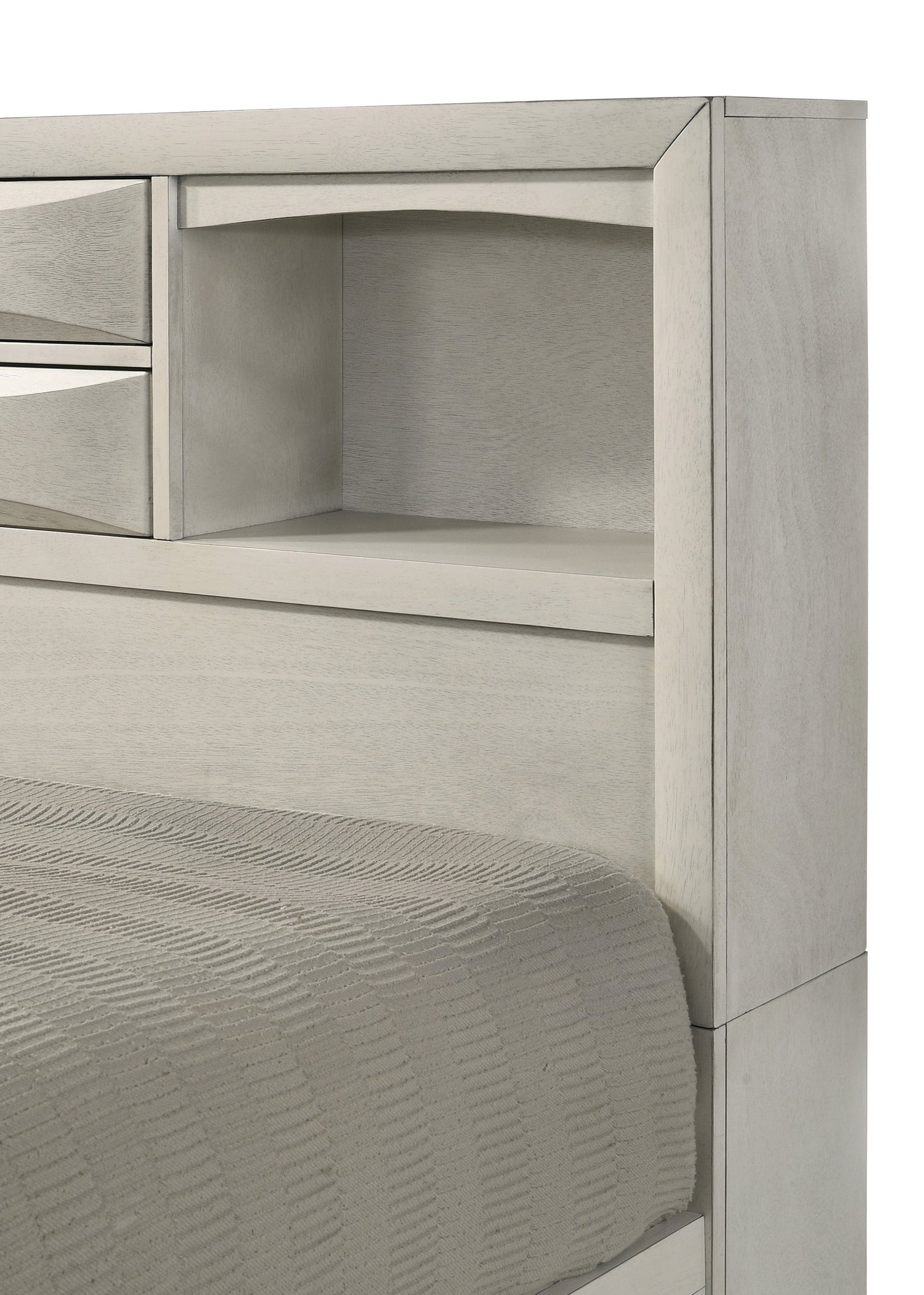 Emily White Storage Platform Bedroom Set from Crown Mark - Luna Furniture