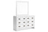 Binterglen White Dresser and Mirror -  Ashley - Luna Furniture