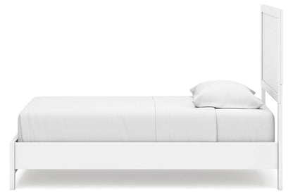 Binterglen White Twin Panel Bed -  Ashley - Luna Furniture